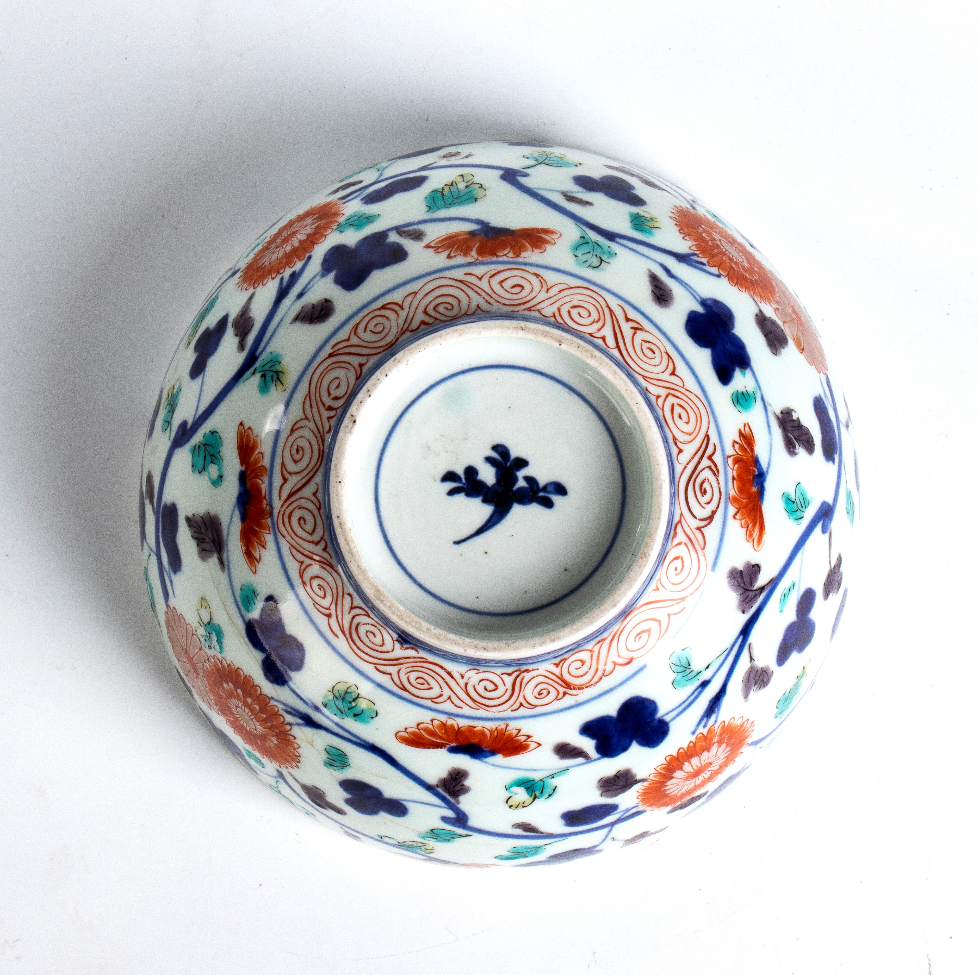 Ciotola "Imari" decorata in blu