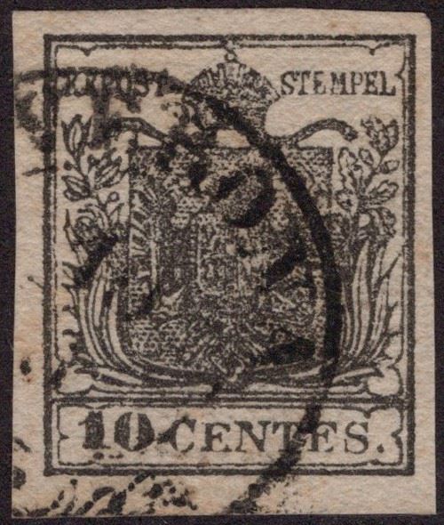 Lombardo Veneto - 10 cent. RITOCCO