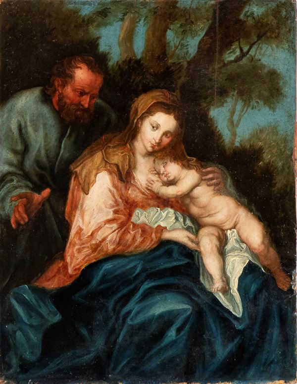 Anton van Dyck - Riposo durante la fuga in Egitto