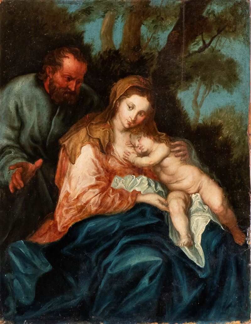 Anton Van Dyck - Riposo Durante la Fuga in Egitto