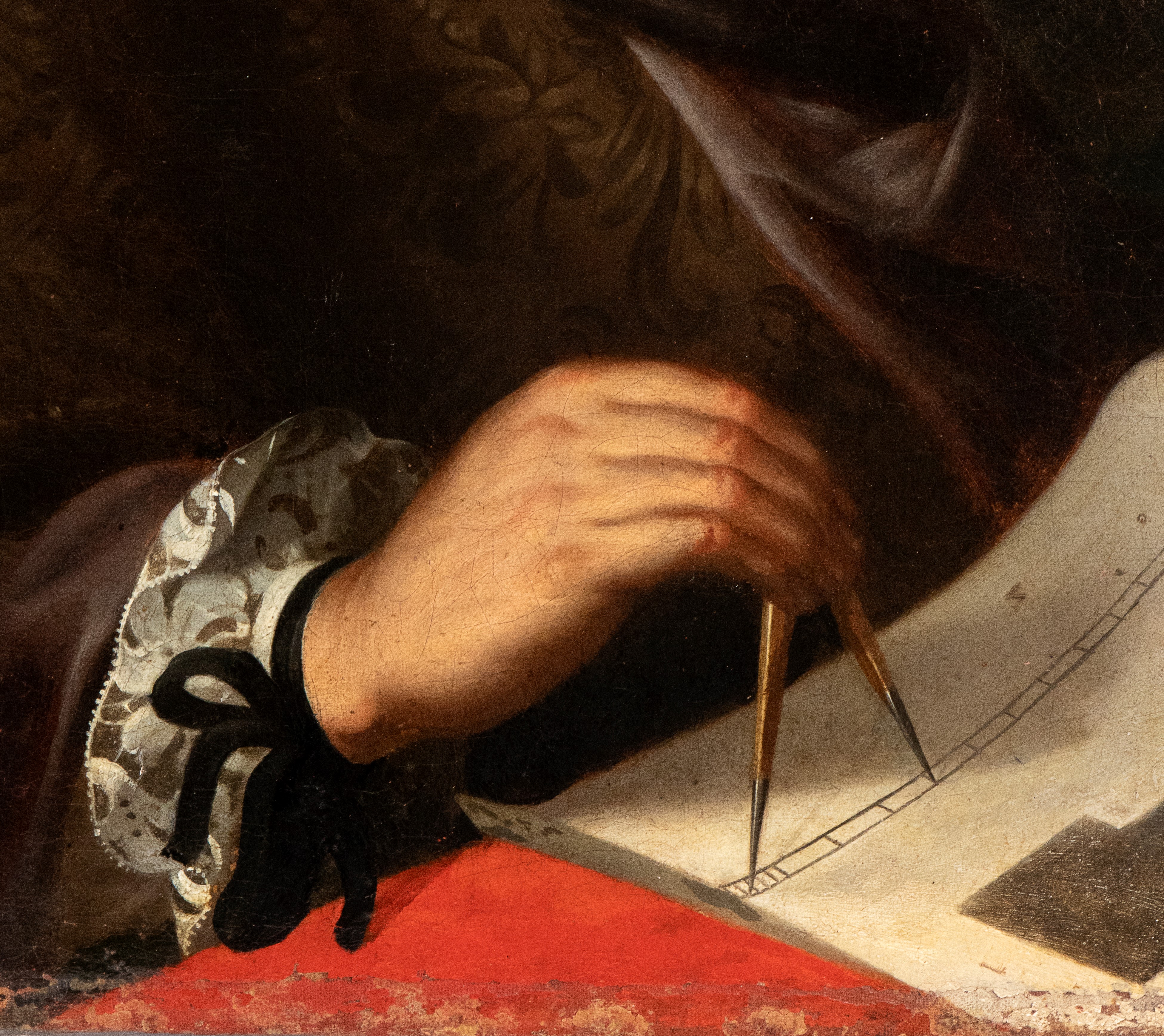 Artista Francese, Seconda Metà XVII Secolo - Ritratto di Architetto