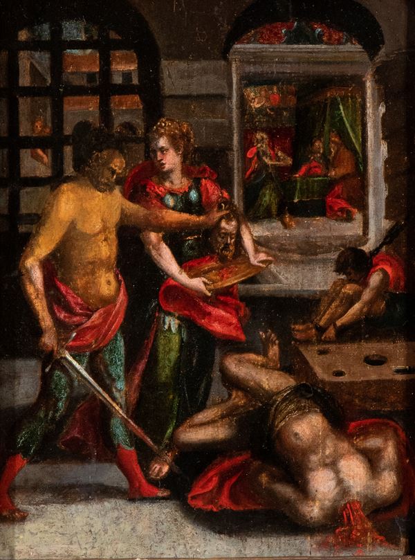 Artista centro-italiano, prima met&#224; XVII secolo - Beheading of John the Baptist