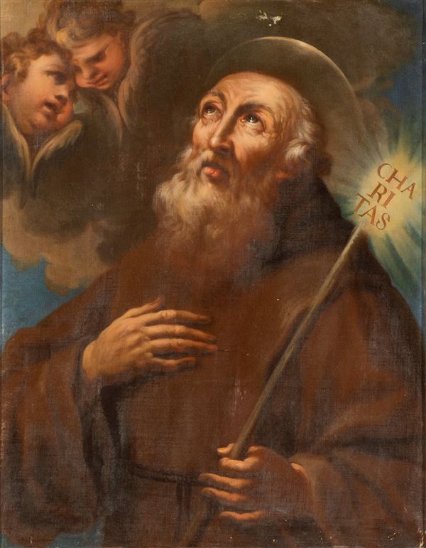 Artista napoletano, fine XVII - inizio XVIII secolo - Saint Francis of Paola