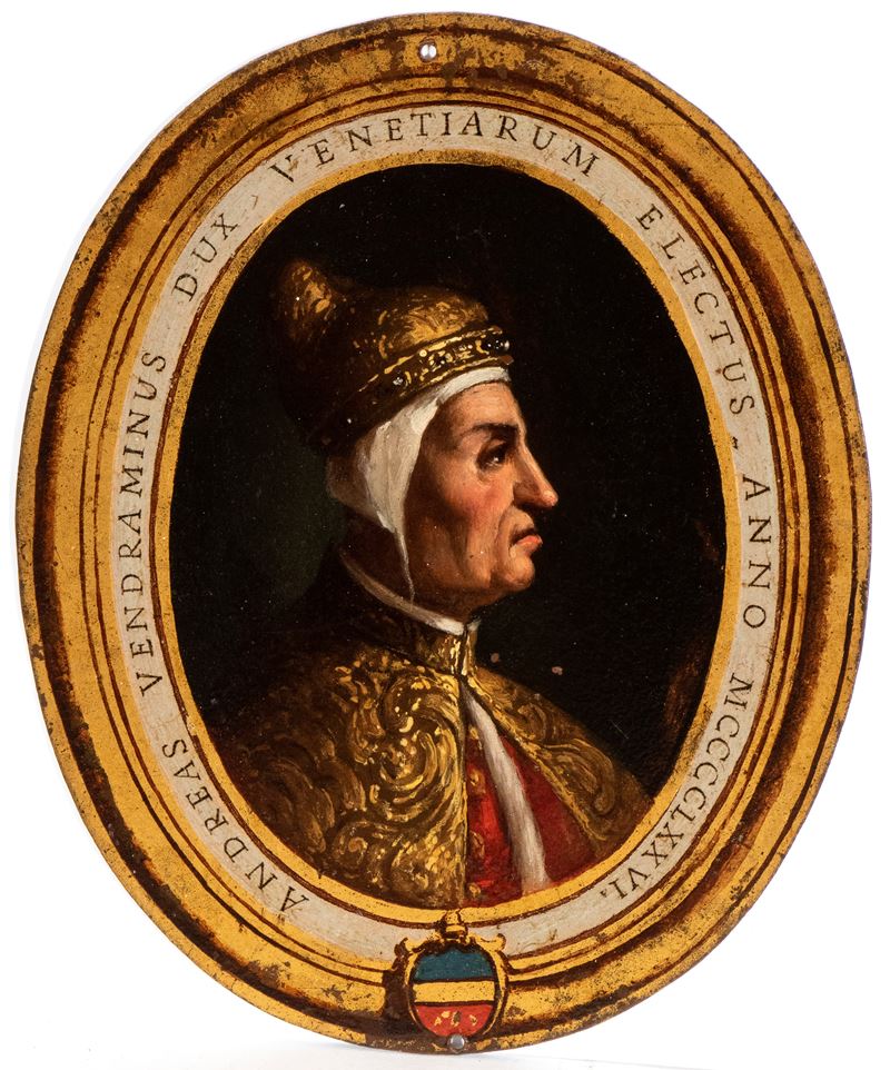 Artista Veneziano, XVIII Secolo - Ritratto del Doge Andrea Vendramin