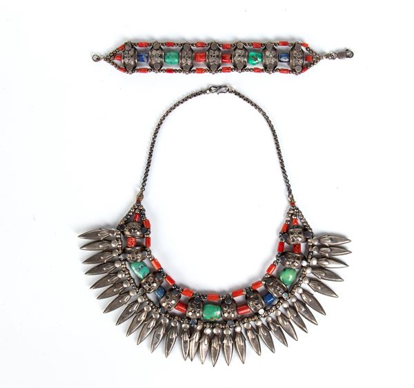 Tibetan necklace and bracelet
