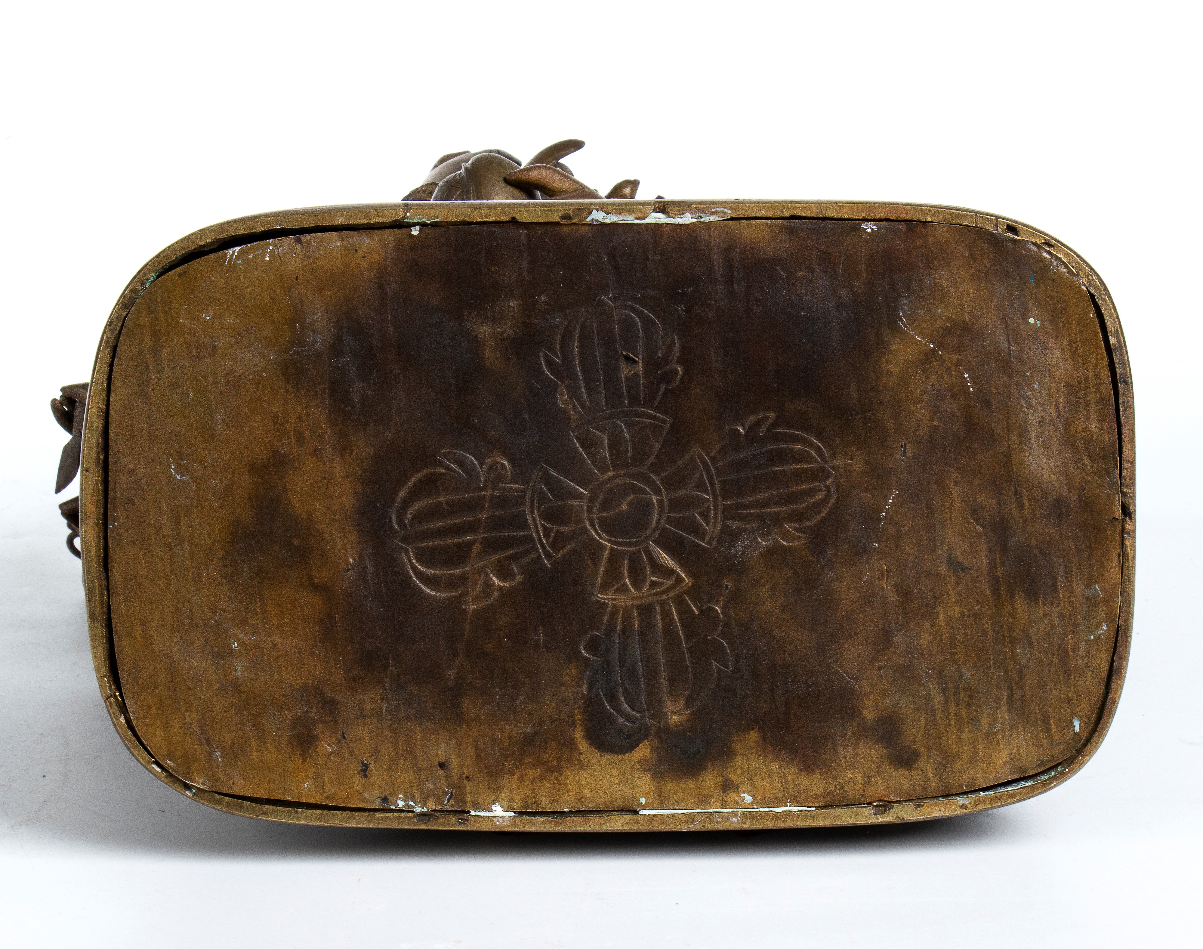 Scultura in bronzo raffigurante Yamantaka