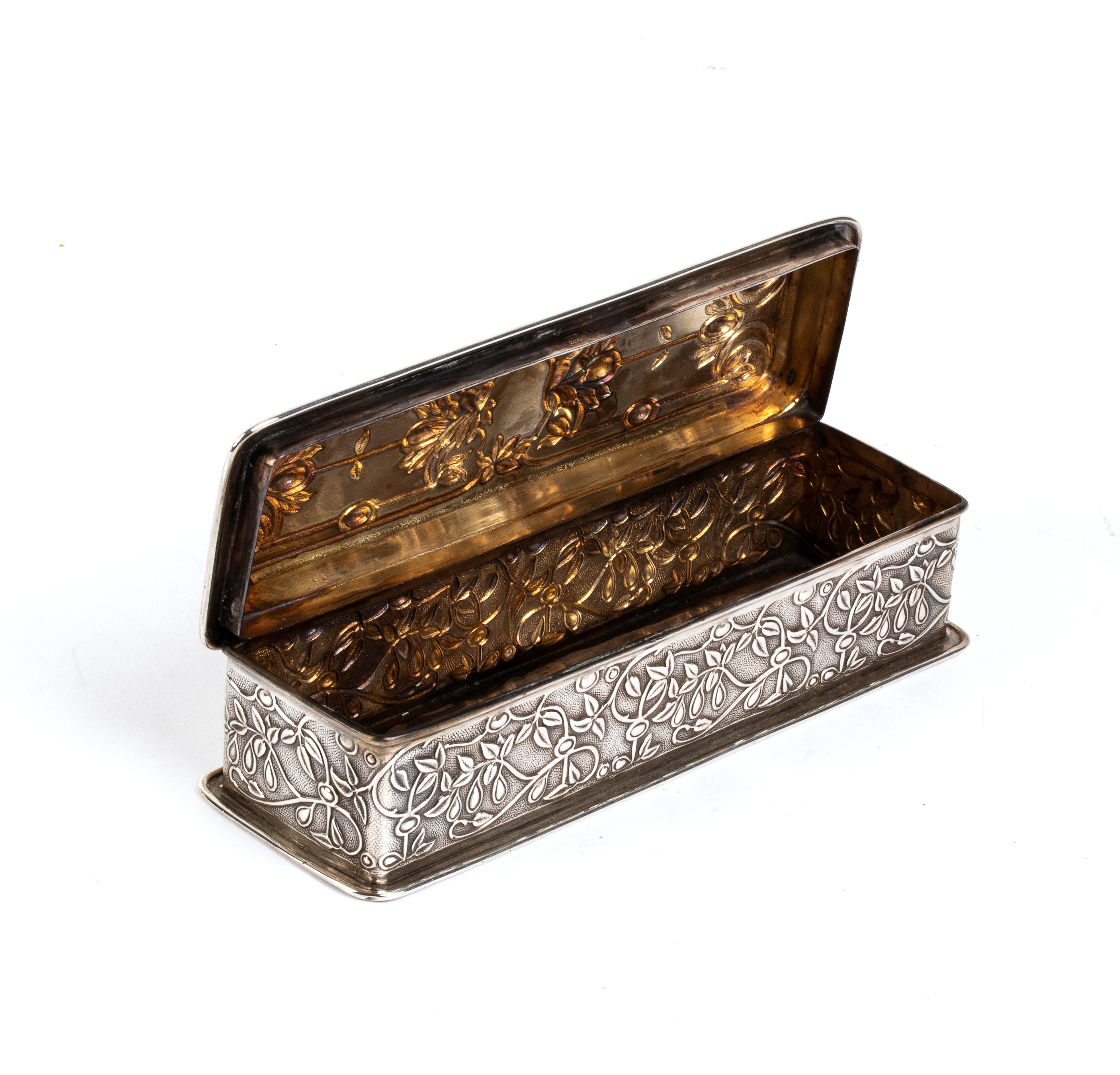 Scatola inglese in argento