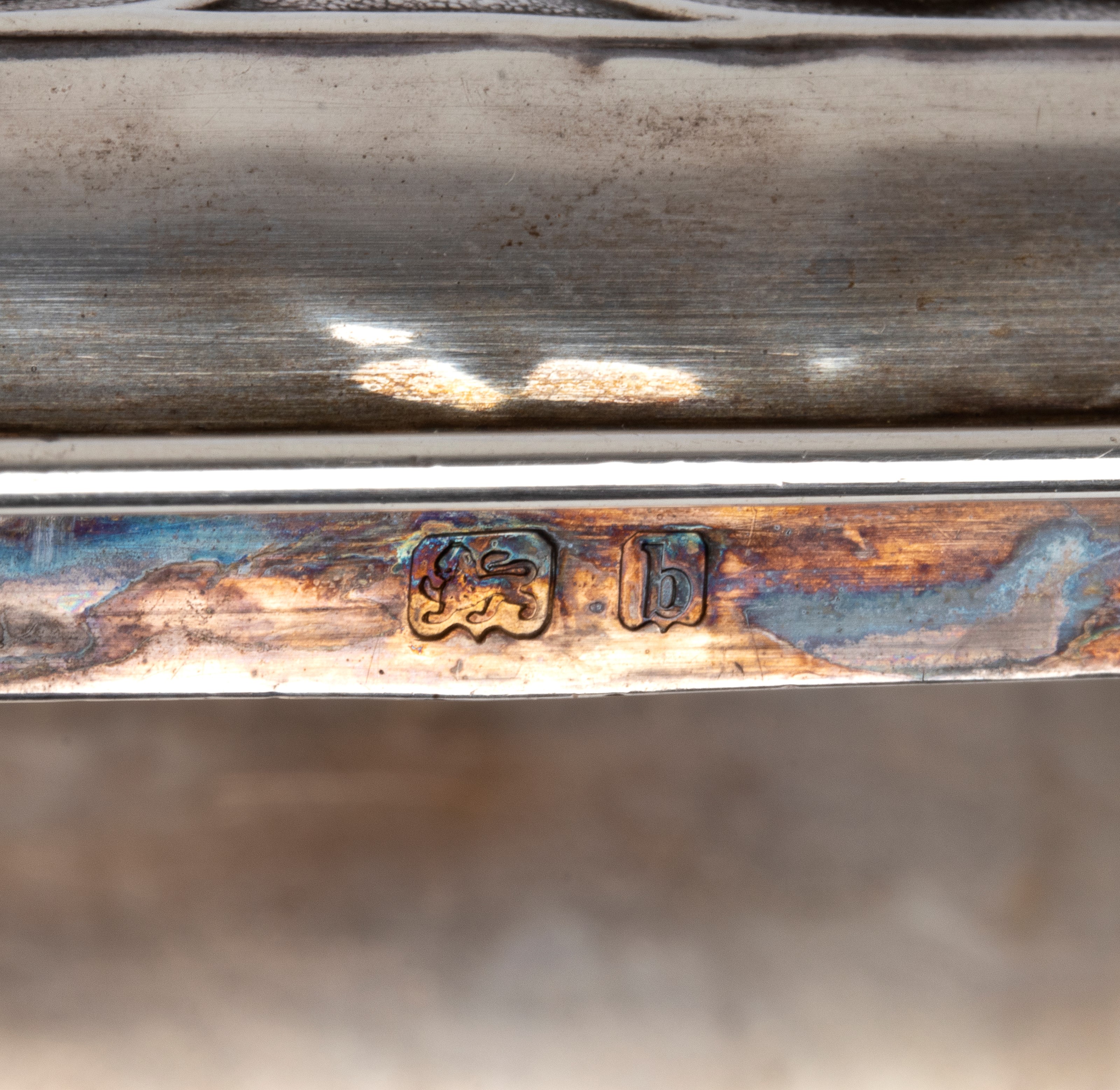 Scatola inglese in argento