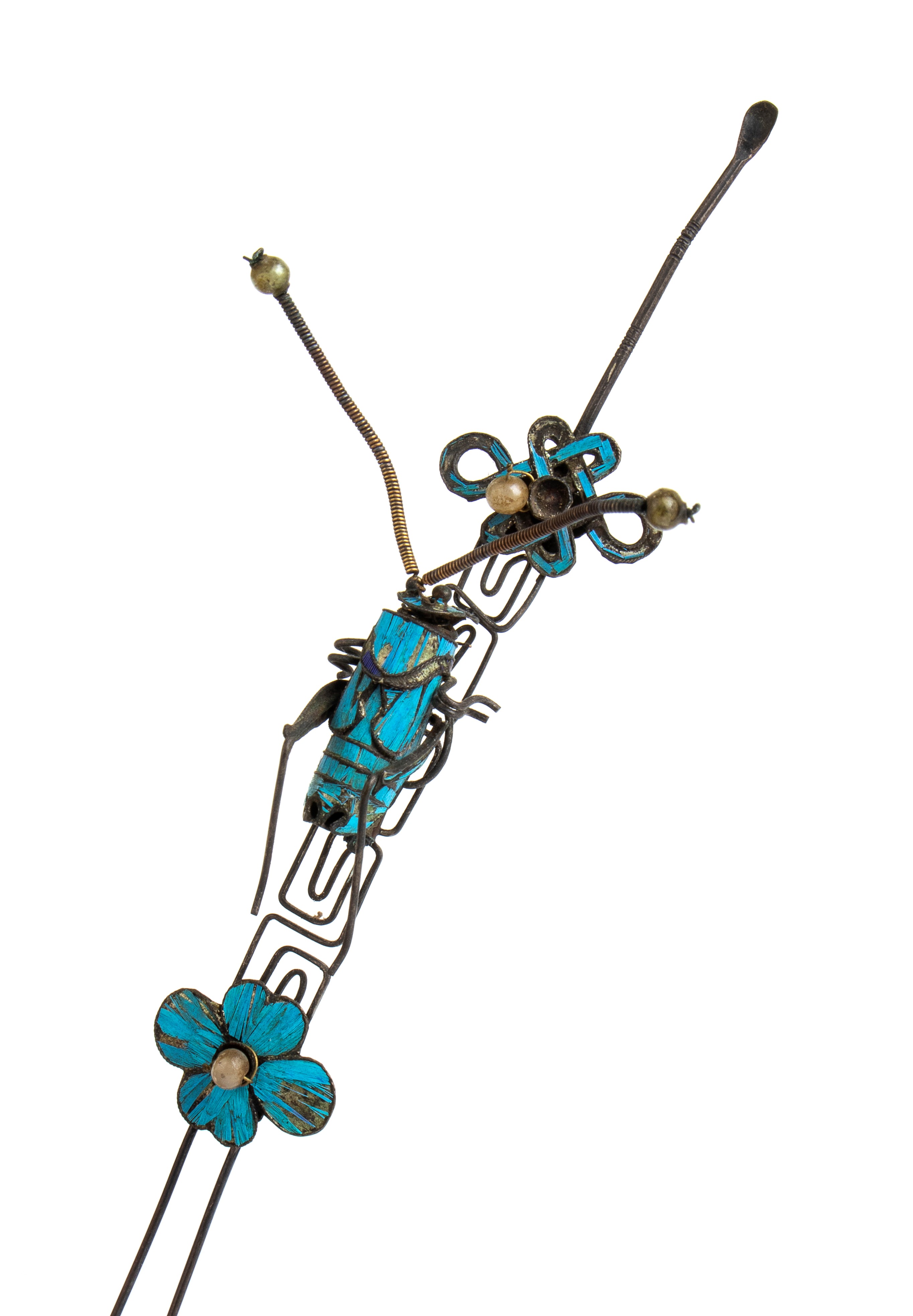 Lotto di cinque spilloni per capelli