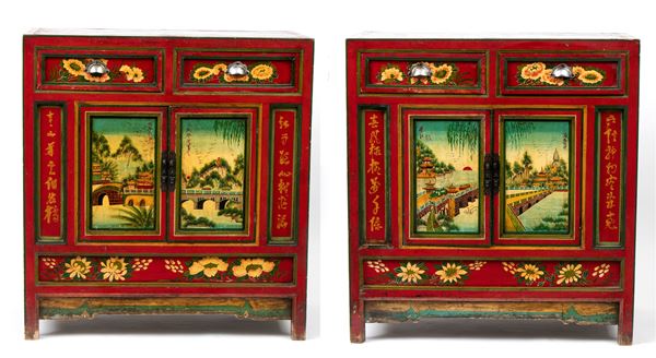 Rare pair of Chinese design furniture
