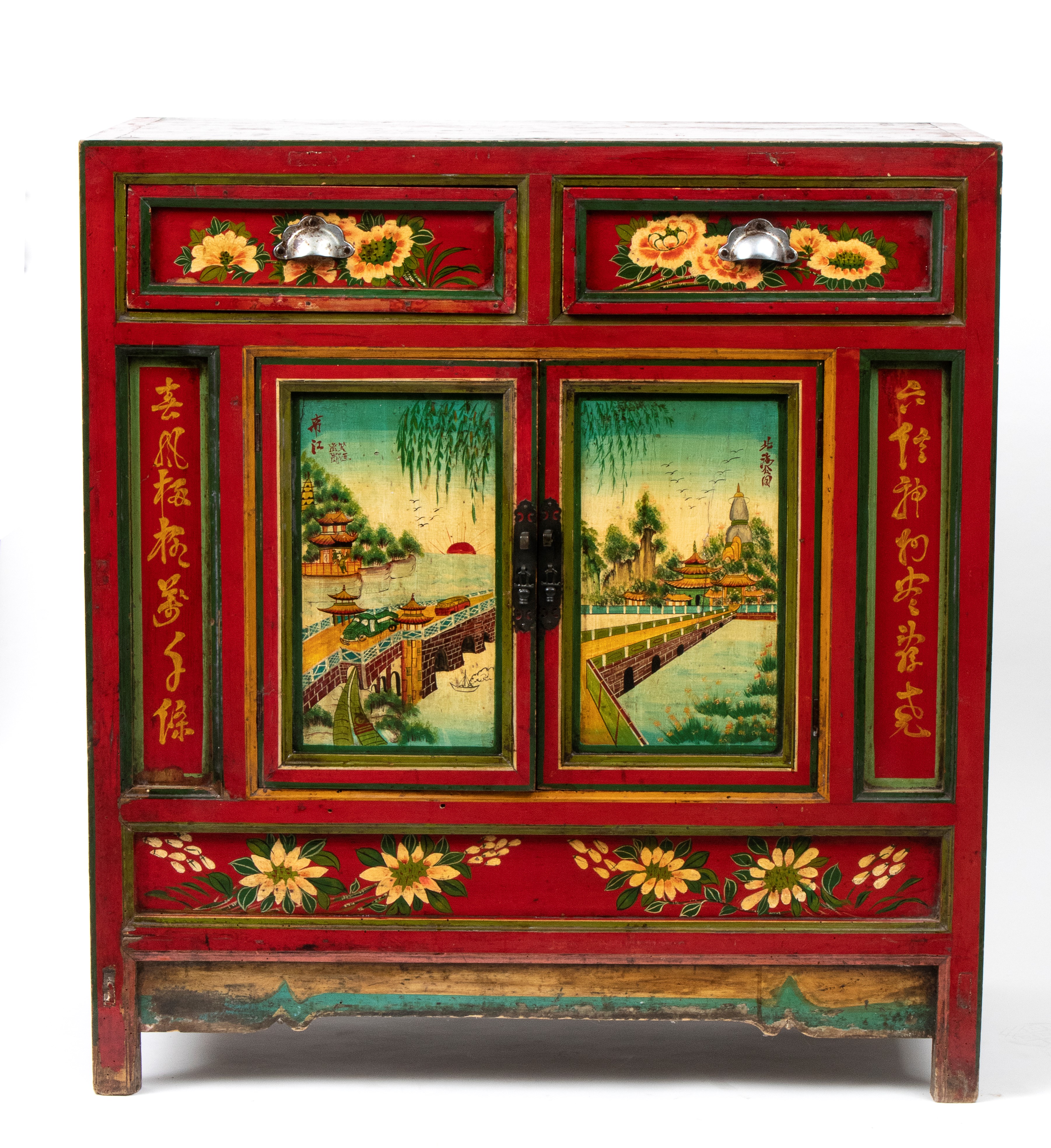 Rara coppia di mobili di design cinesi