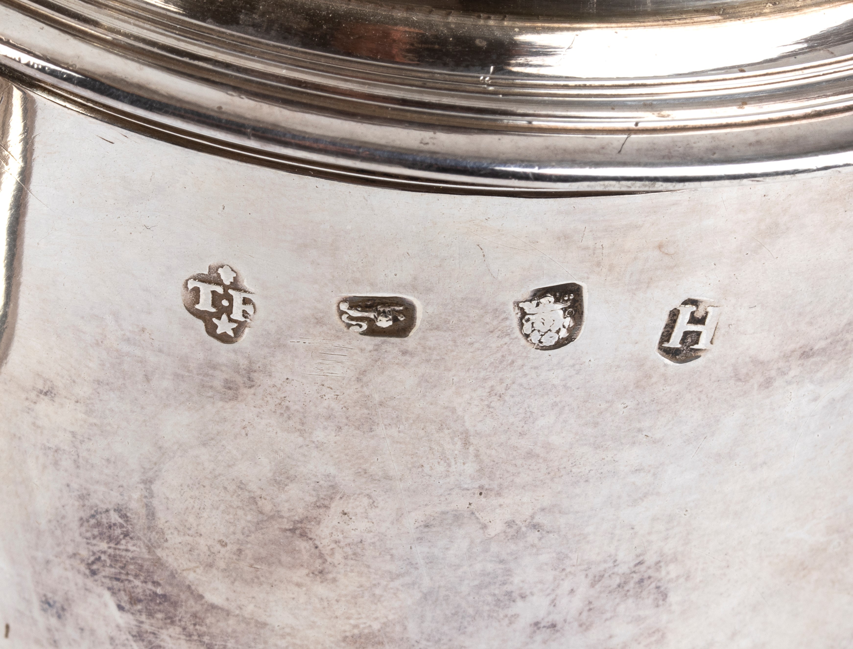 Tankard gerorgiano inglese in argento