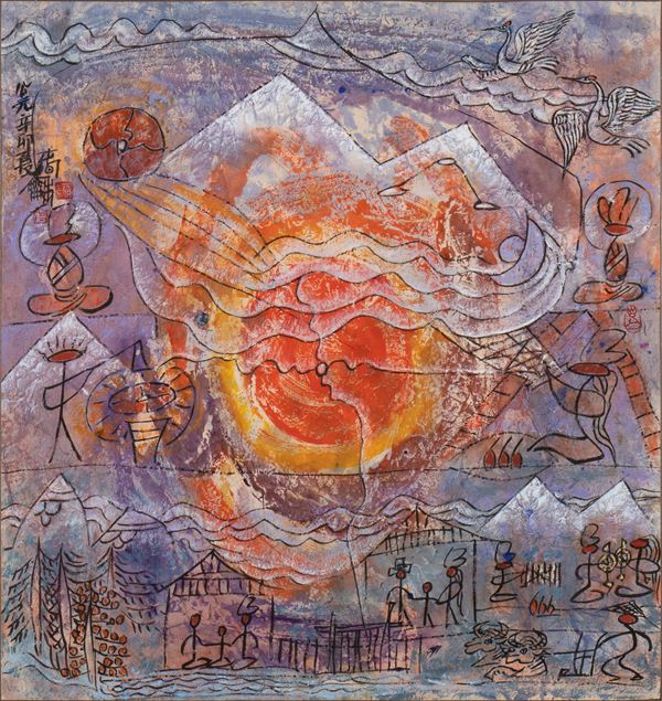 Zhang Chun He (1958- ) “La Montagna Yulong”  - Asta ARTE ORIENTALE DA IMPORTANTI COLLEZIONI PRIVATE - Bertolami Fine Art - Casa d'Aste