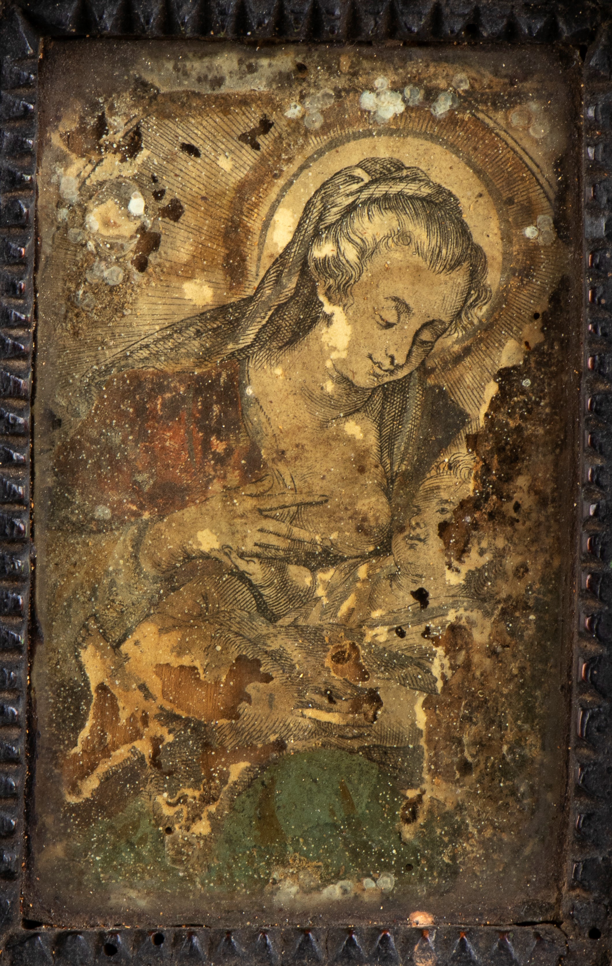 XVI secolo, Santa Lucia, dipinto su carta