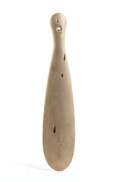 Patu Paroa (mazza corta) Maori, osso di balena, fine XIX secolo