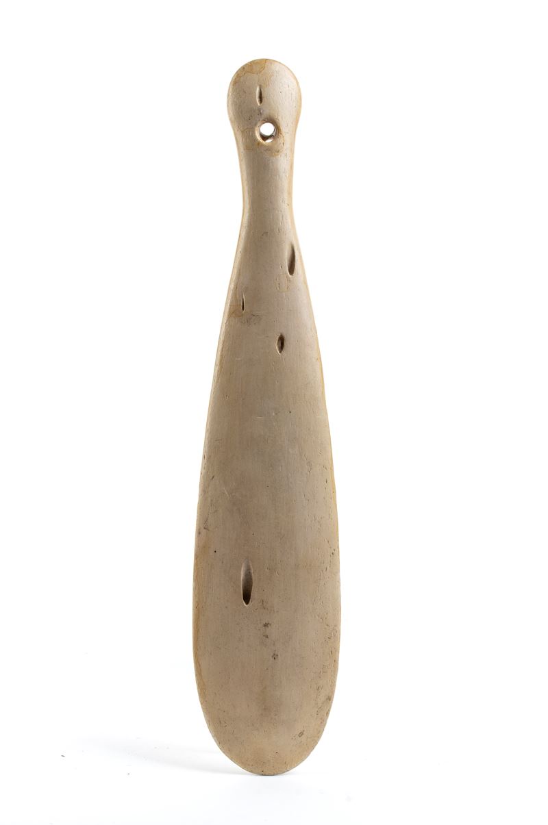 Patu Paroa (mazza corta) Maori, osso di balena, fine XIX secolo