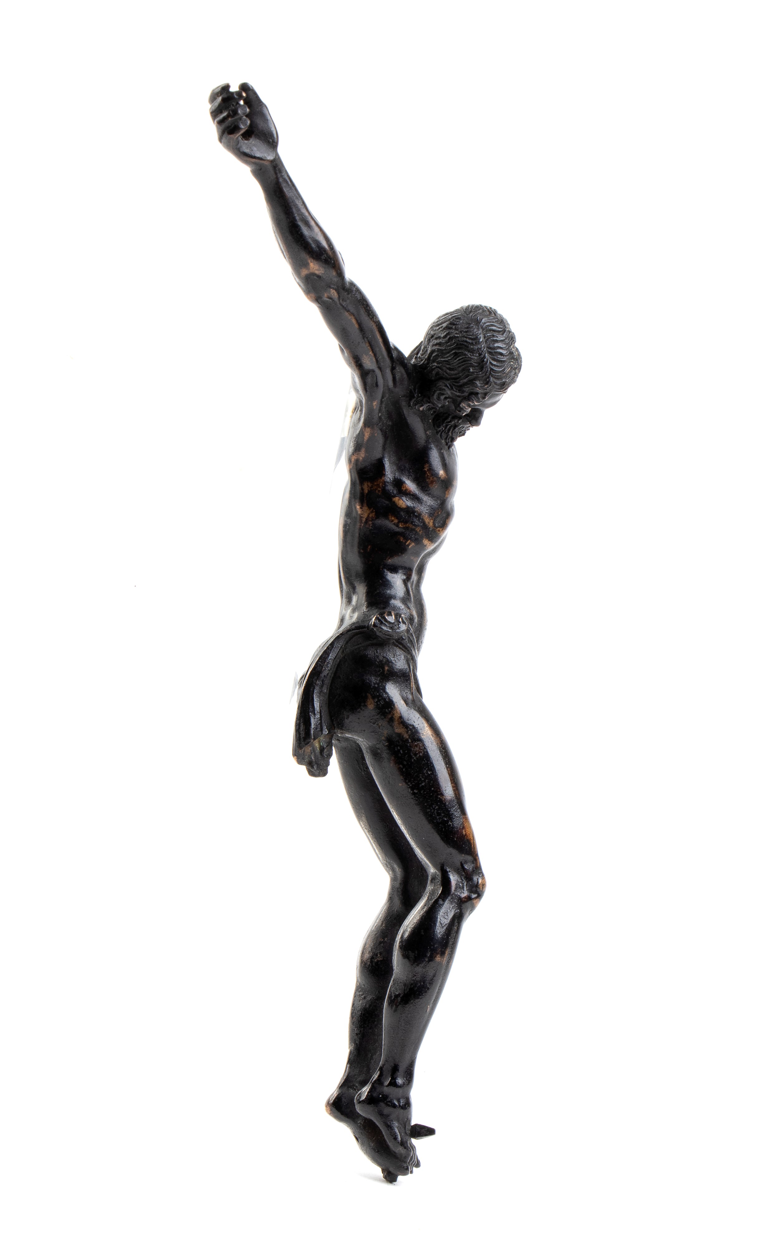 Crocifisso, bronzo in fusione a cera persa (probabile Italia, XVII–XVIII secolo)
