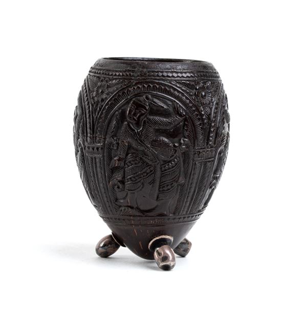 Small carved coconut