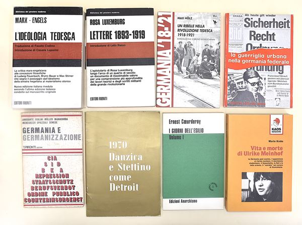 Rivoluzione tedesca, Rosa Luxemburg, Marx Holz, guerriglia - 8 volumi