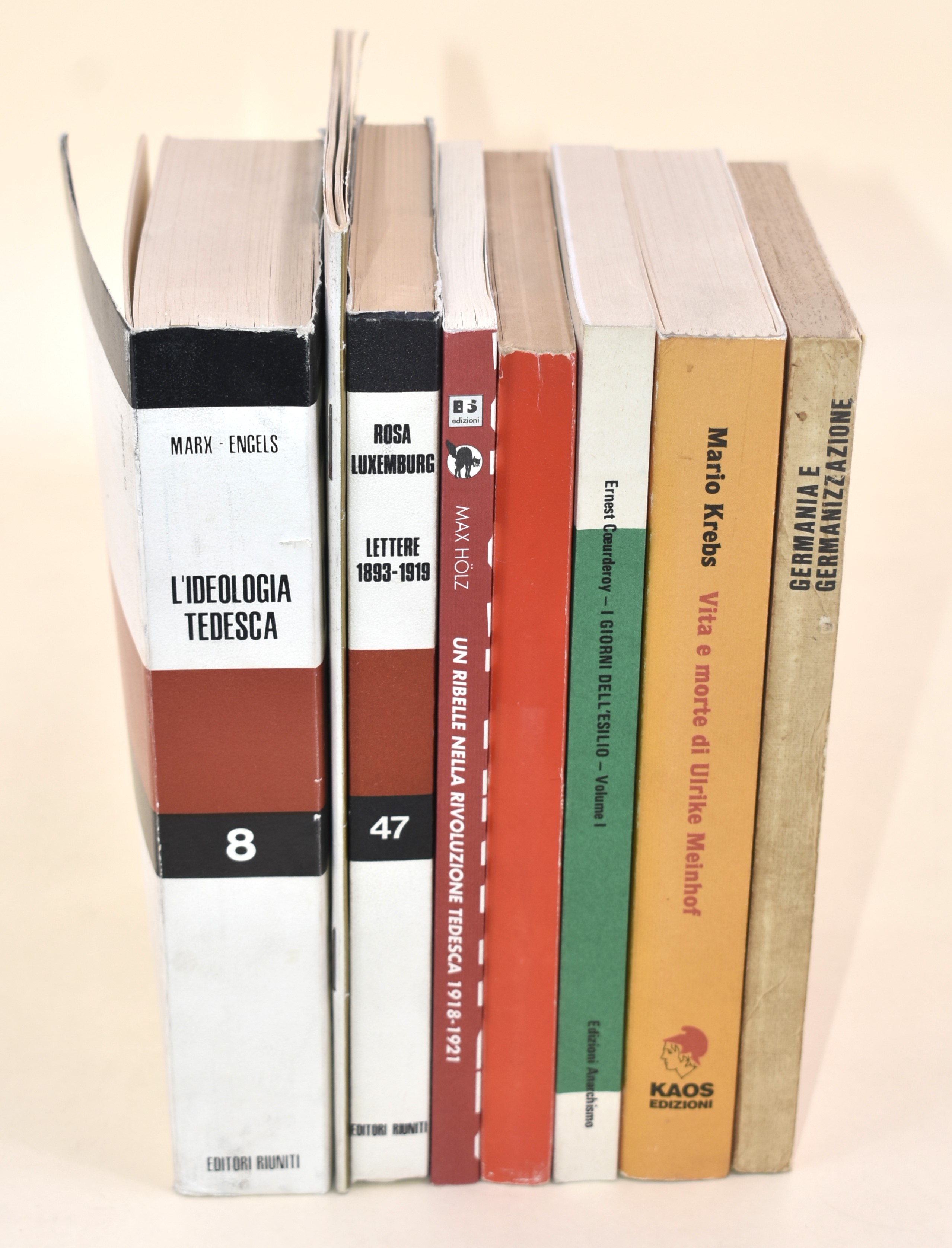 Rivoluzione Tedesca, Rosa Luxemburg, Marx Holz, Guerriglia - 8 Volumi