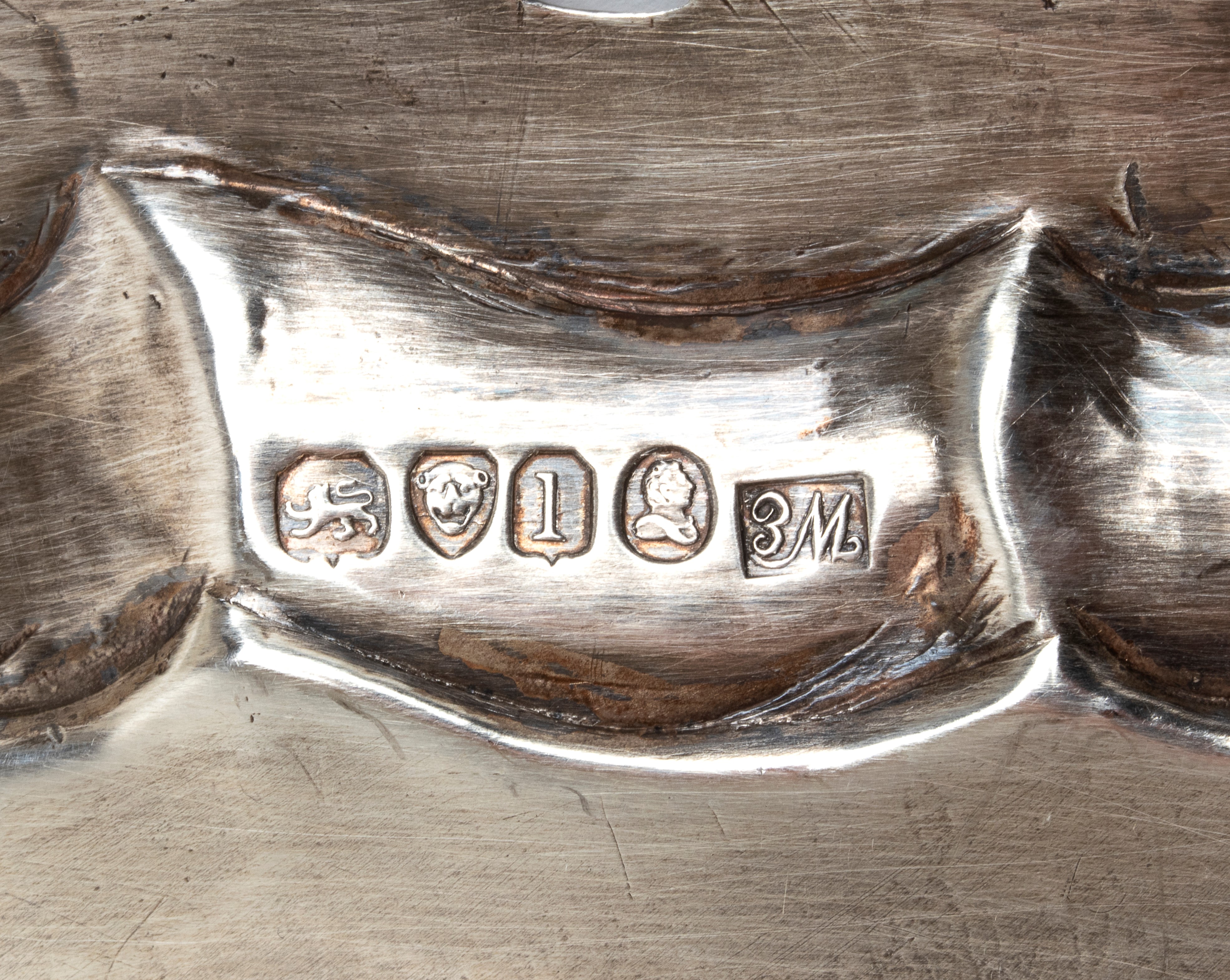 Salver William IV inglese in argento