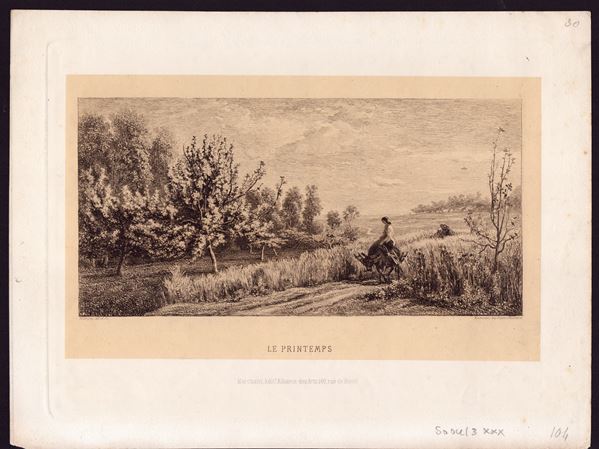 CHARLES-FRAN&#199;OIS DAUBIGNY - Le Printemps