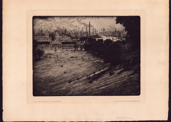 Joseph Pennell - Greenwich Park