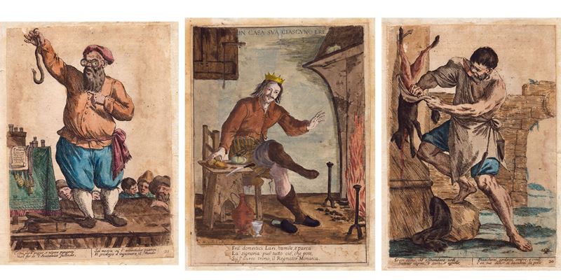 In casa sua ciascuno è re | Costui, che d'angue... | Se con costui, che affaccendato vedi...