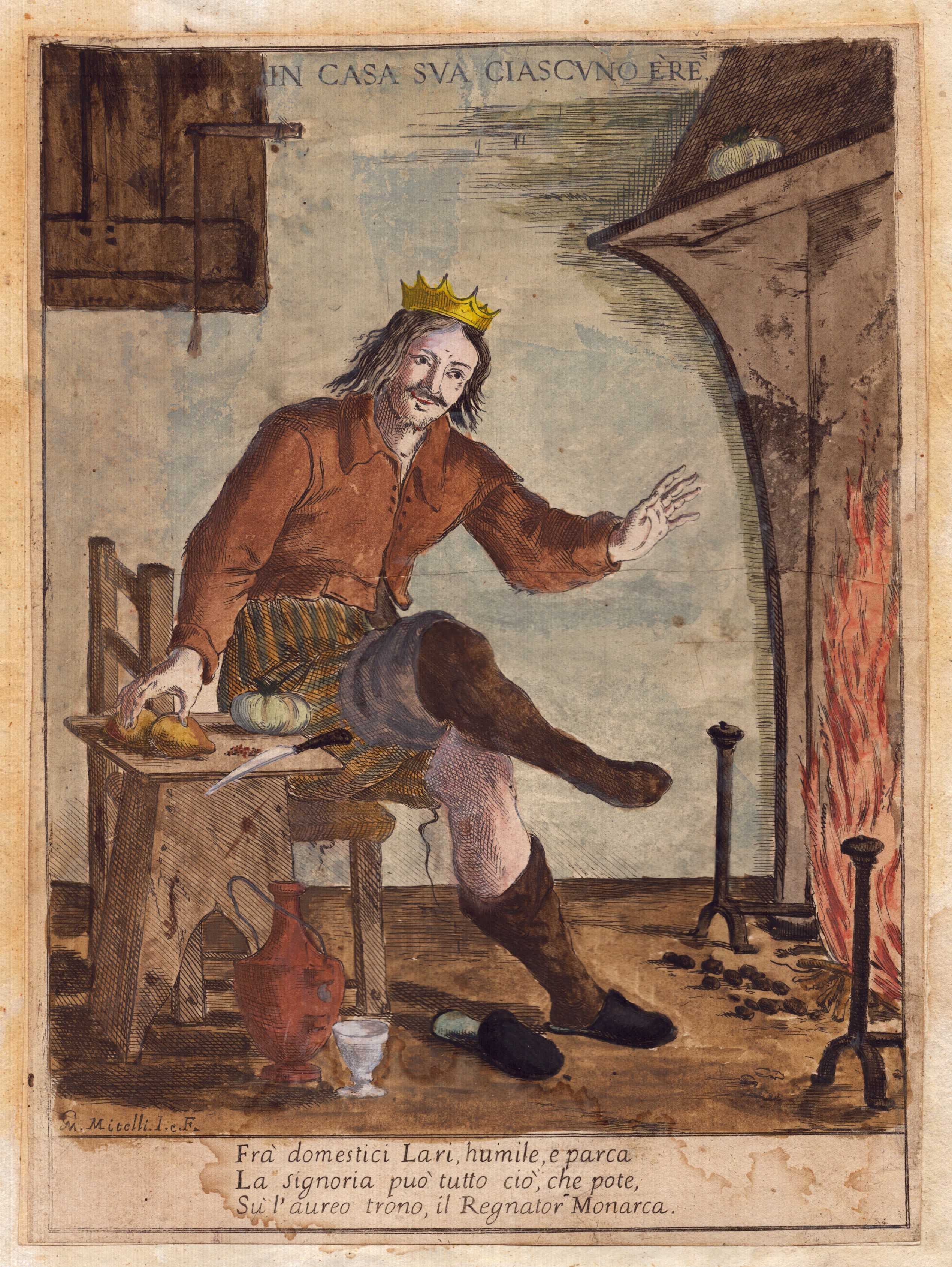 In casa sua ciascuno è re | Costui, che d'angue... | Se con costui, che affaccendato vedi...