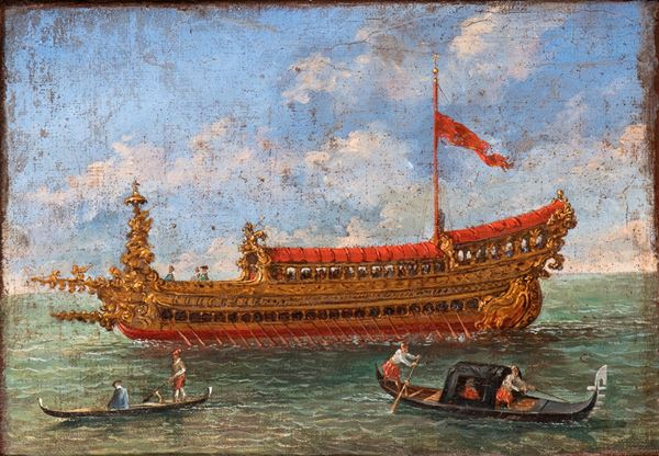 Artista veneto, XVIII - XIX secolo - Regata del Bucintoro