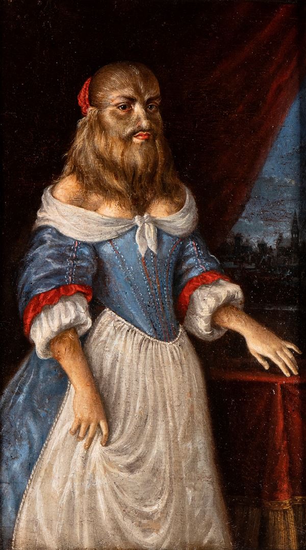 Artista nord-europeo, met&#224; XVII secolo - Portrait of Barbara Urslerin van Beck