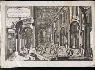 Veduta Interiore Dell'antico Tempio Patriarchale di S. Giovanni in Laterano