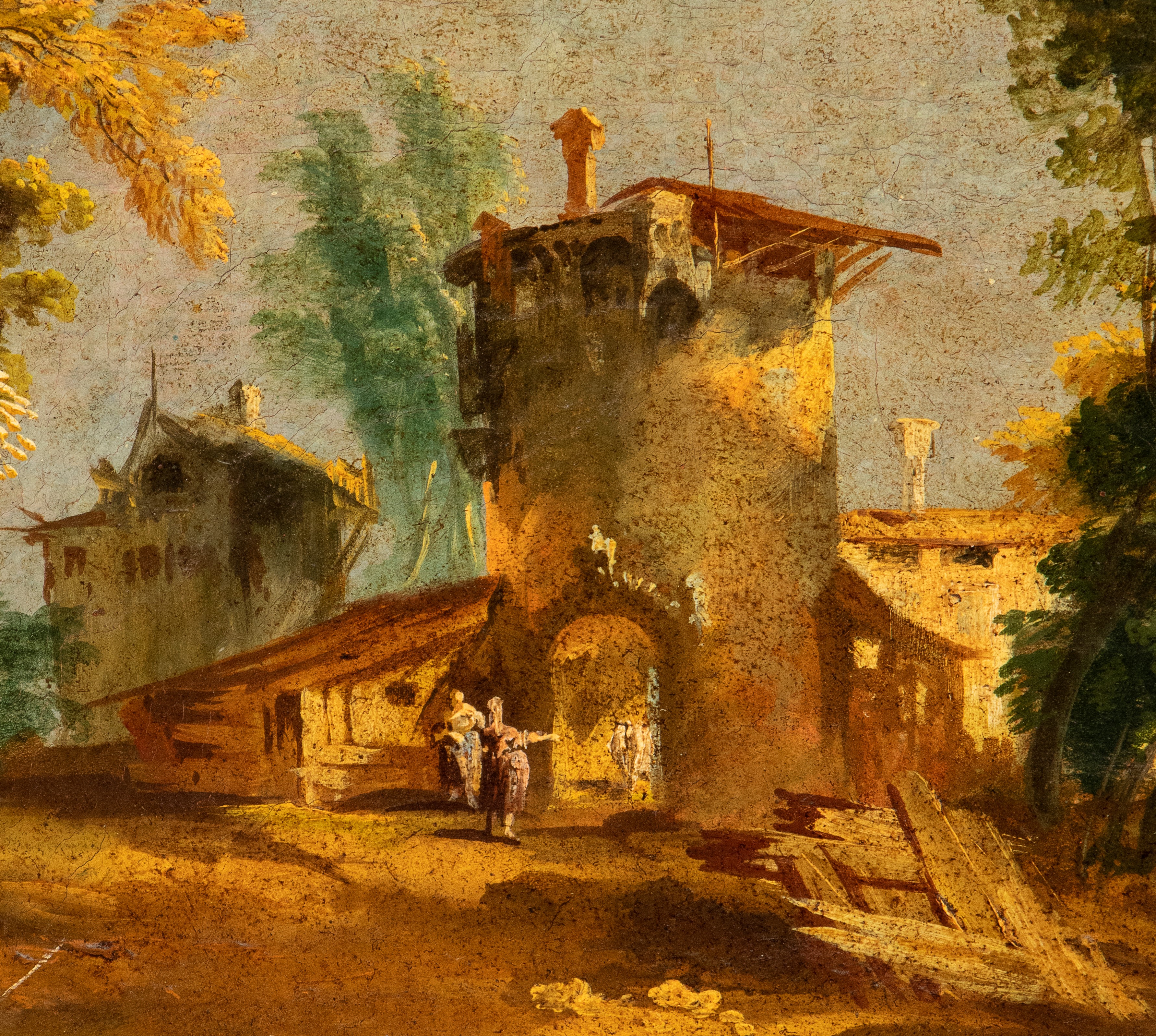 Giuseppe Zais - A) Paesaggio con Pastori e Armenti; B) Paesaggio con Pastorelle, Greggi e Caseggi...