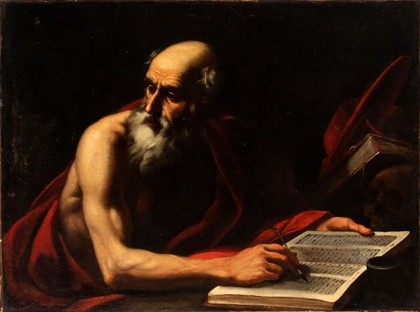 Gregorio Preti - Penitent Saint Jerome