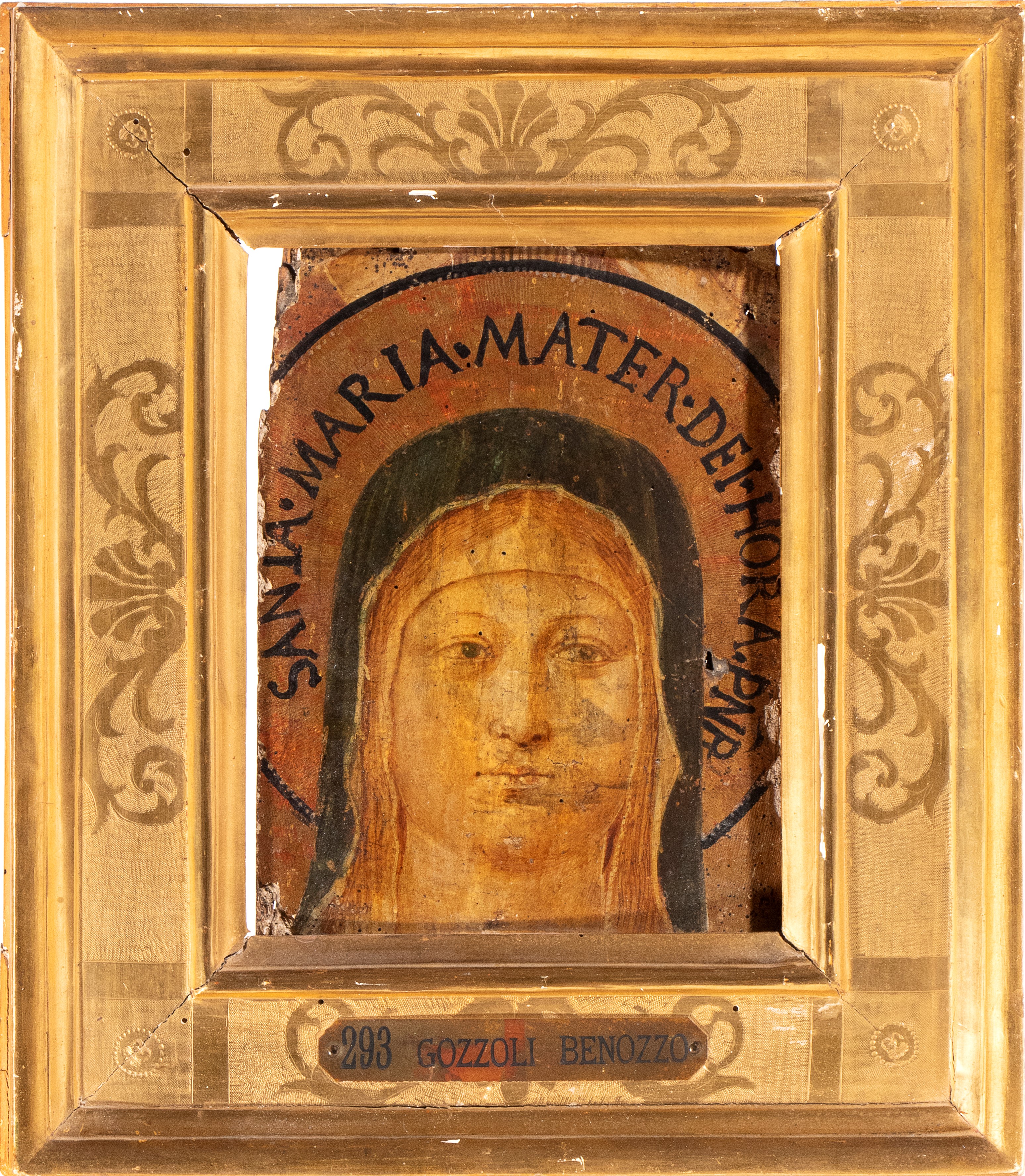 Benozzo Gozzoli - Testa della Vergine