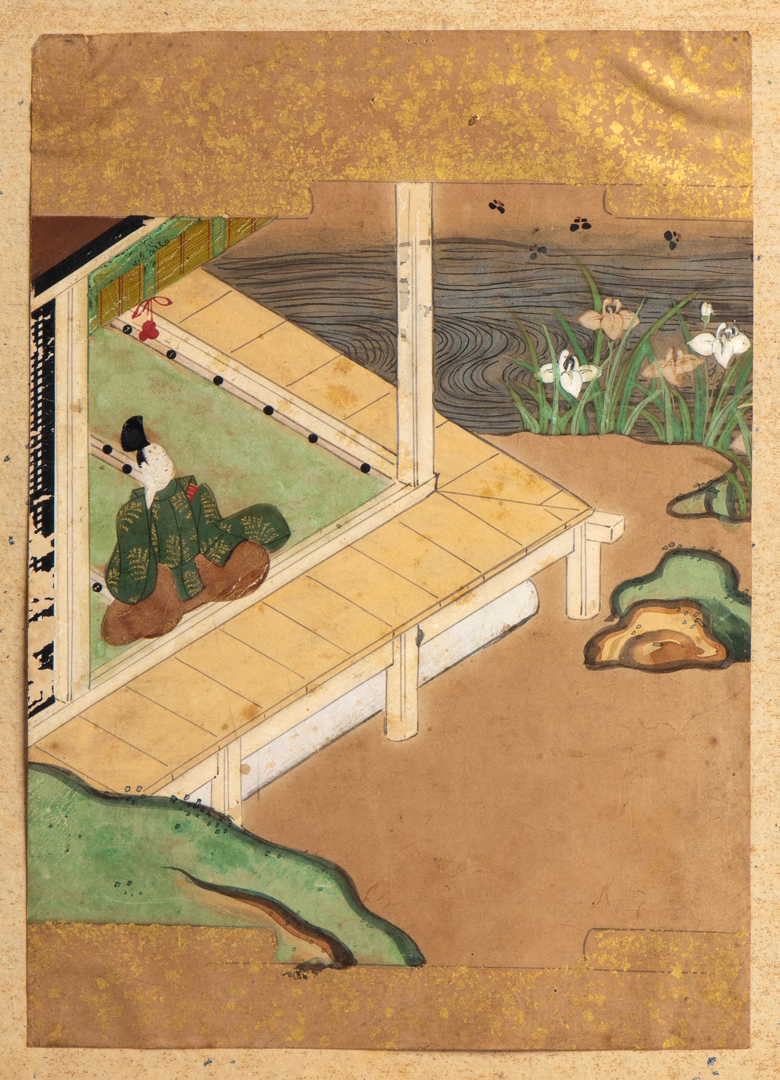 Coppia di dipinti policromi