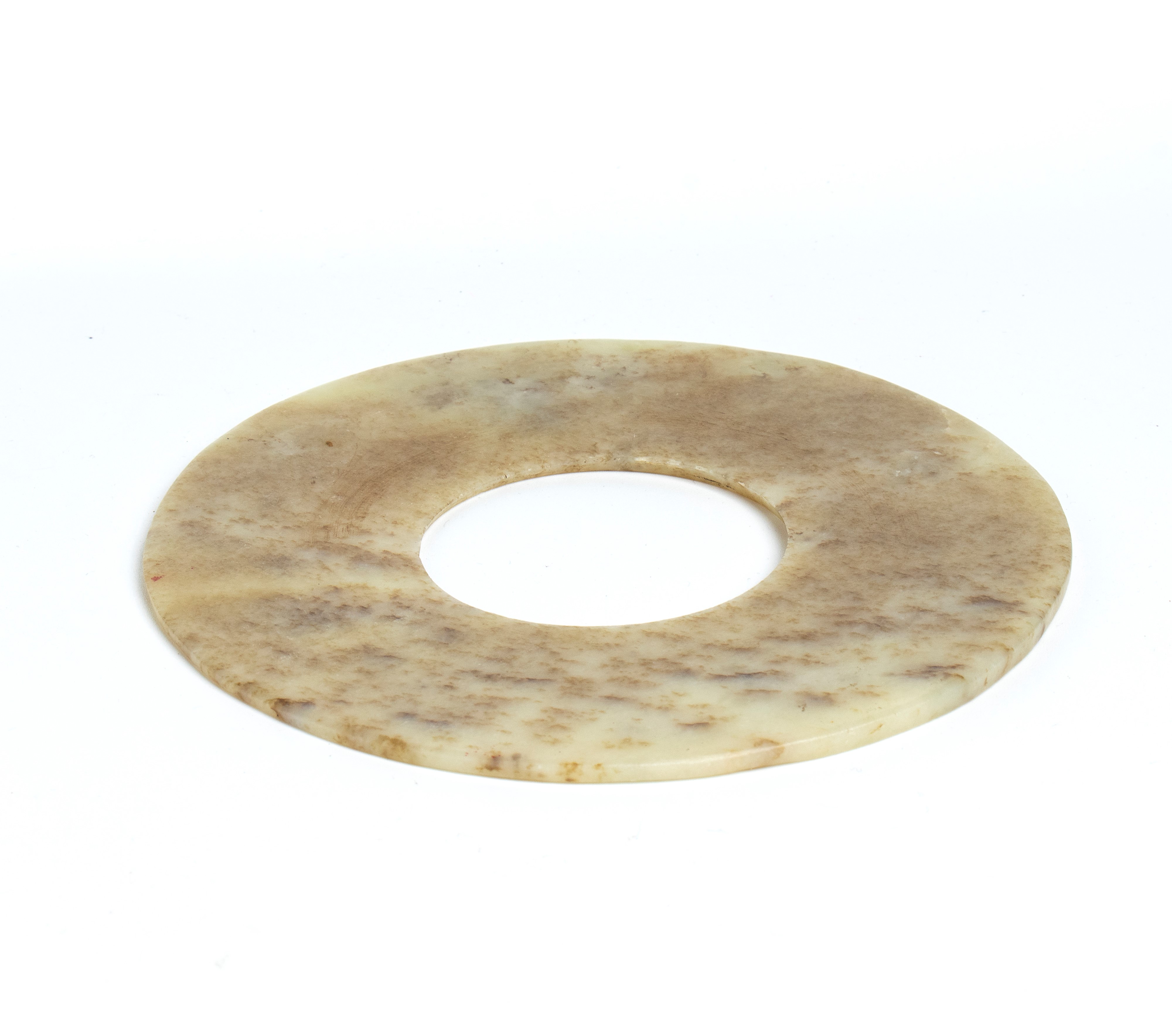 Bel disco Bi in giada trasparente