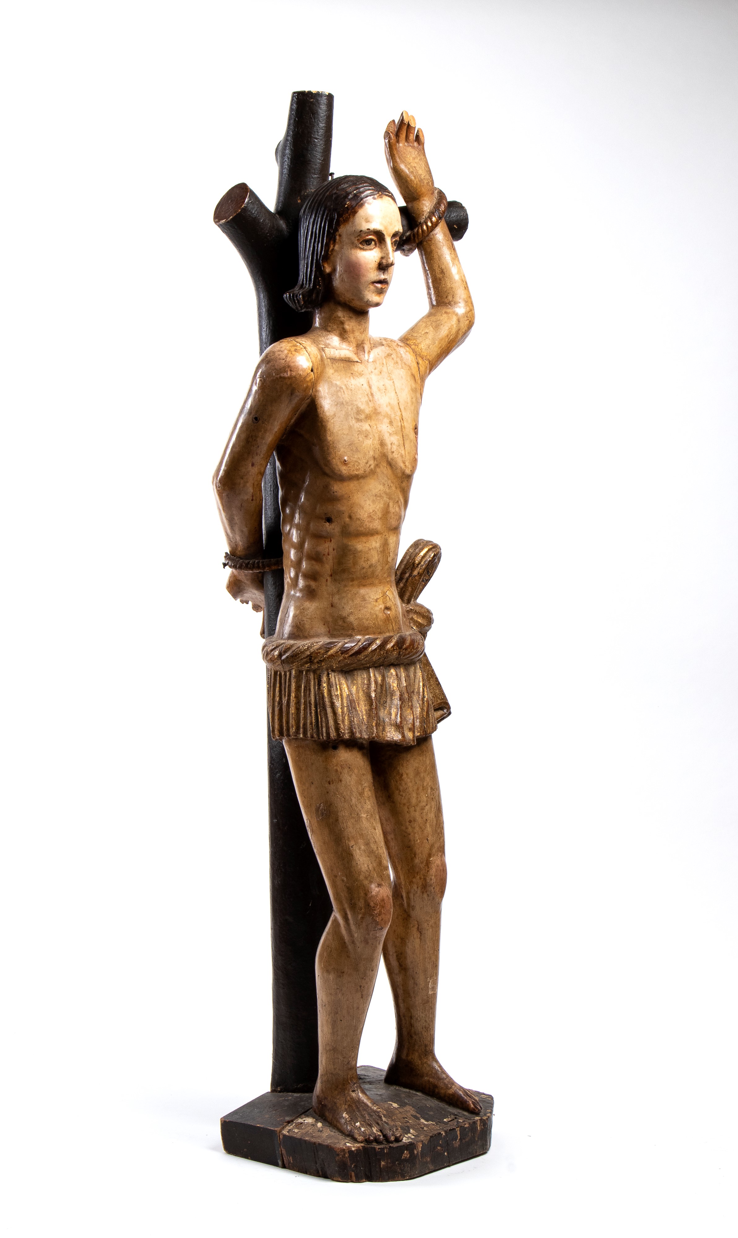 Scultura Italiana Raffigurante San Sebastiano