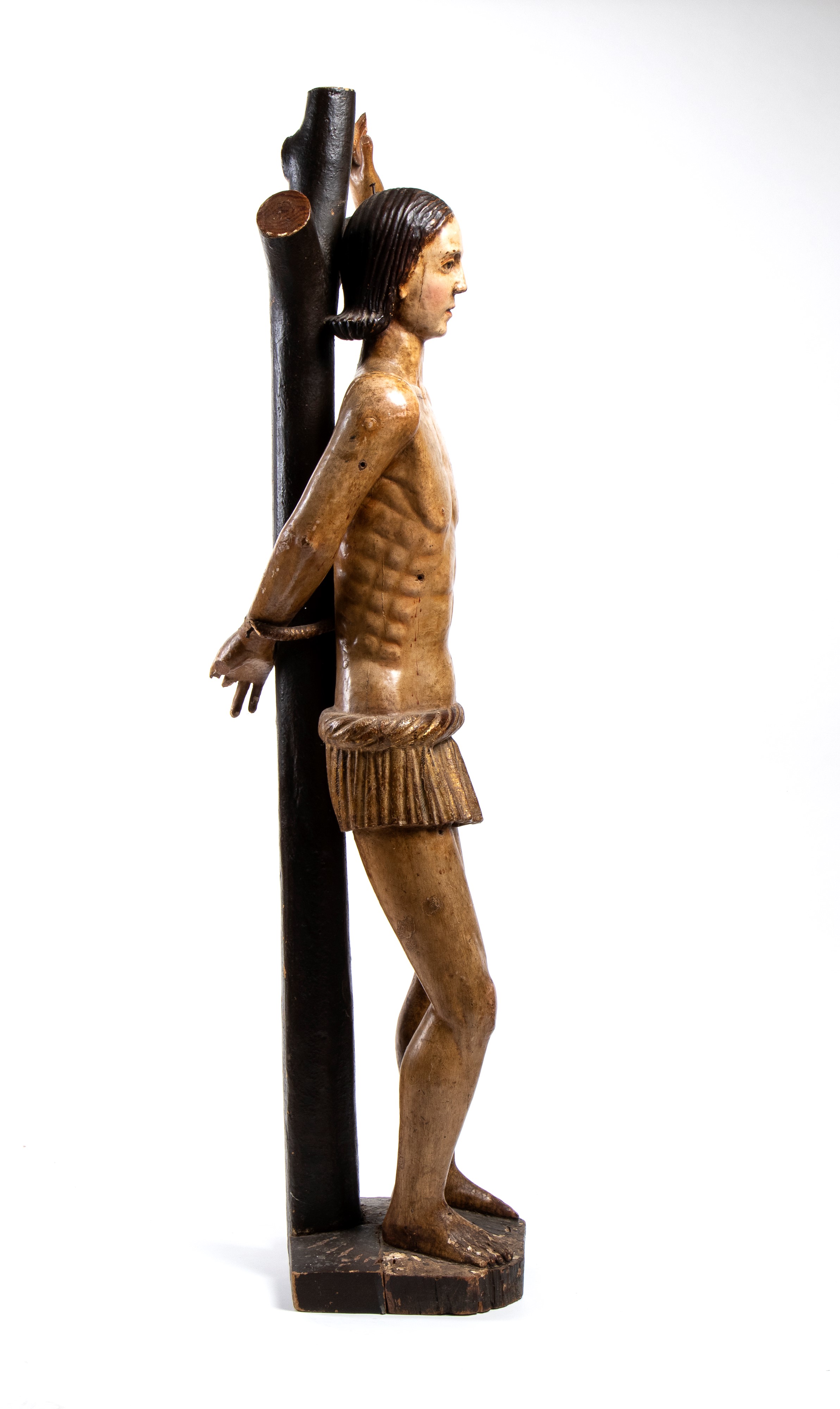 Scultura Italiana Raffigurante San Sebastiano
