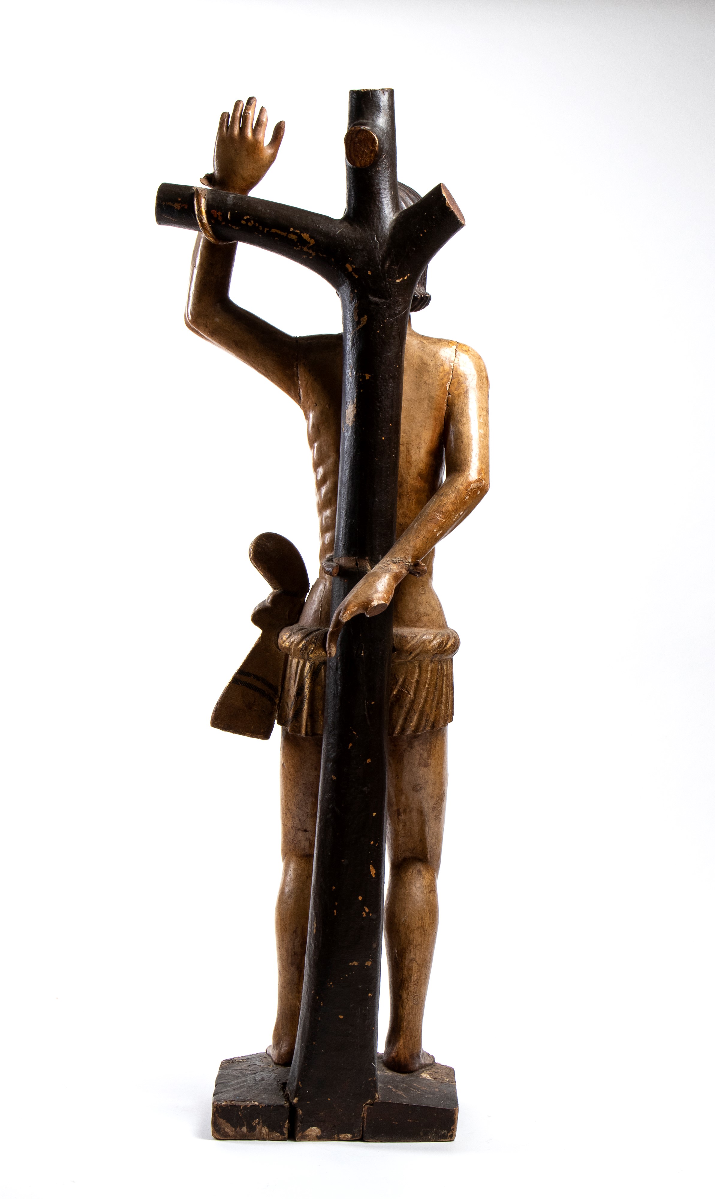 Scultura Italiana Raffigurante San Sebastiano