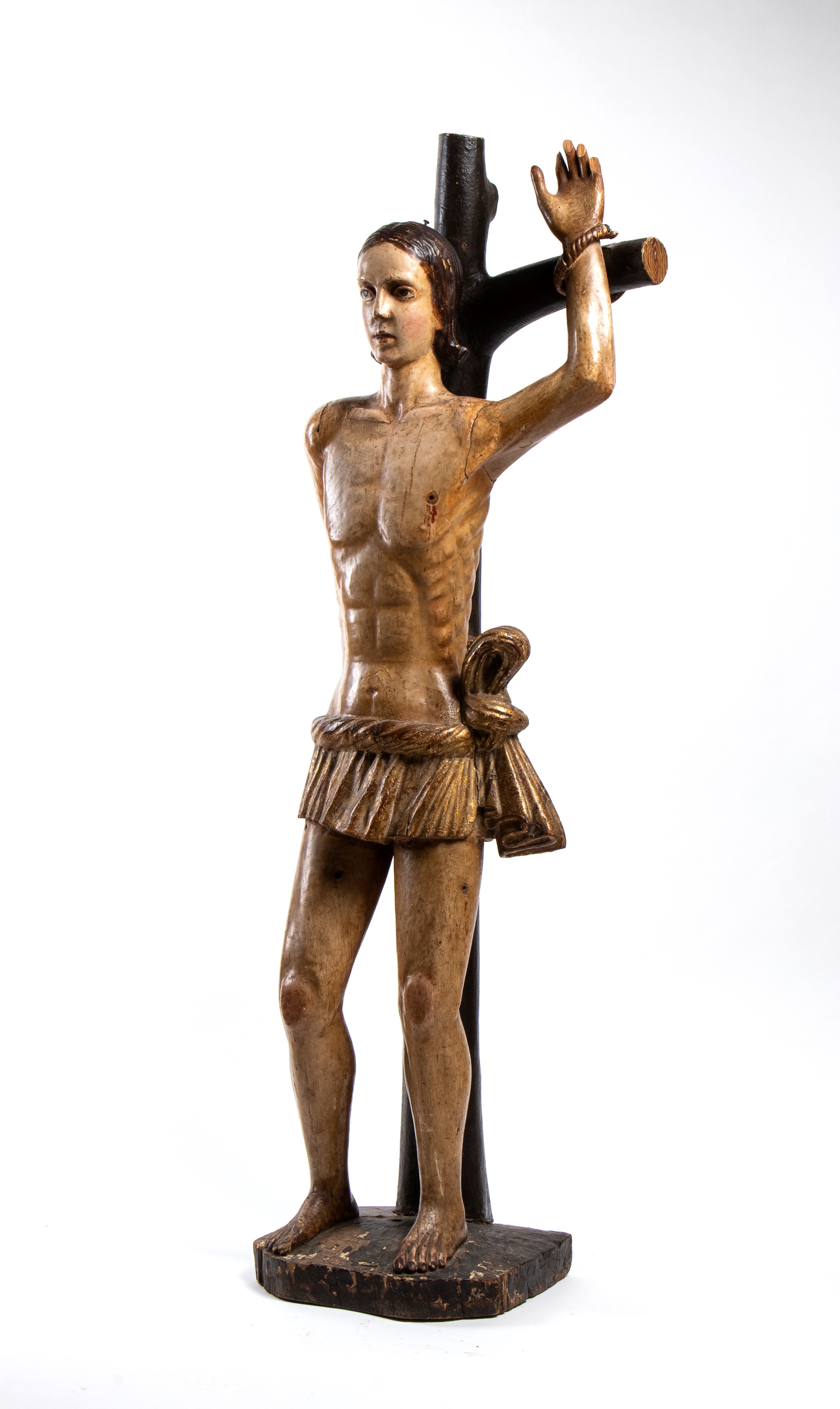 Scultura Italiana Raffigurante San Sebastiano