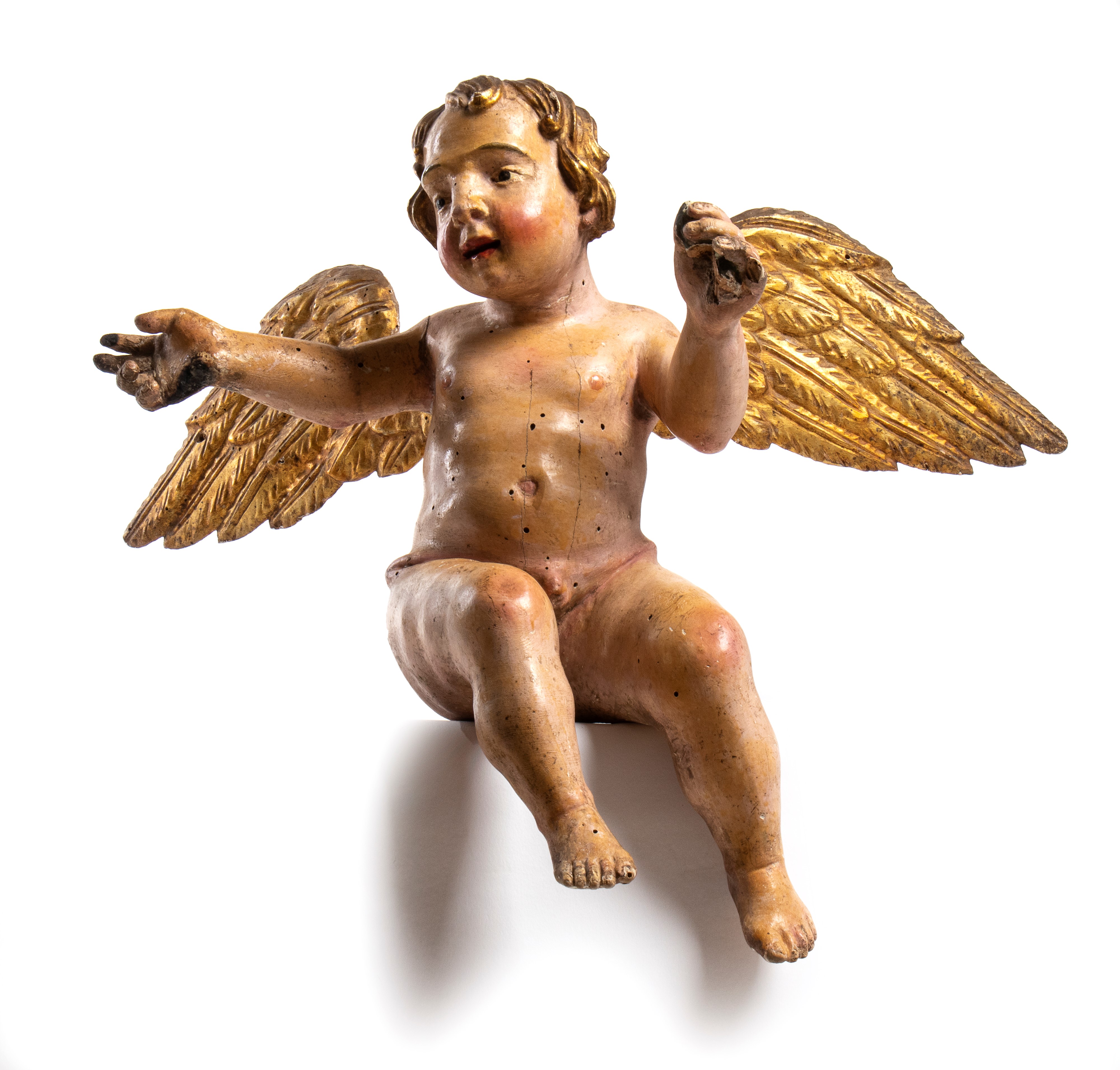Scultura Italiana Raffigurante Putto