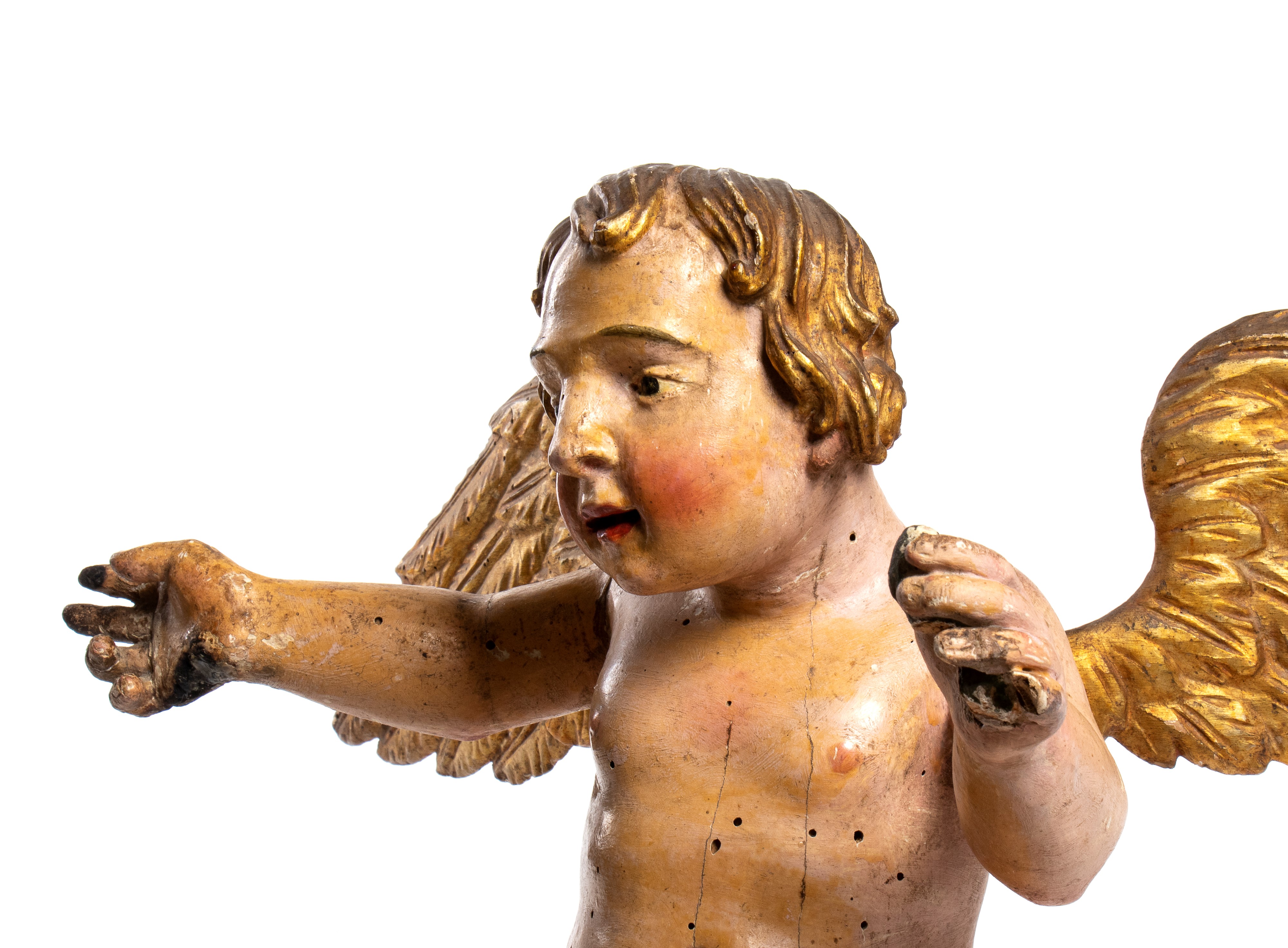 Scultura Italiana Raffigurante Putto
