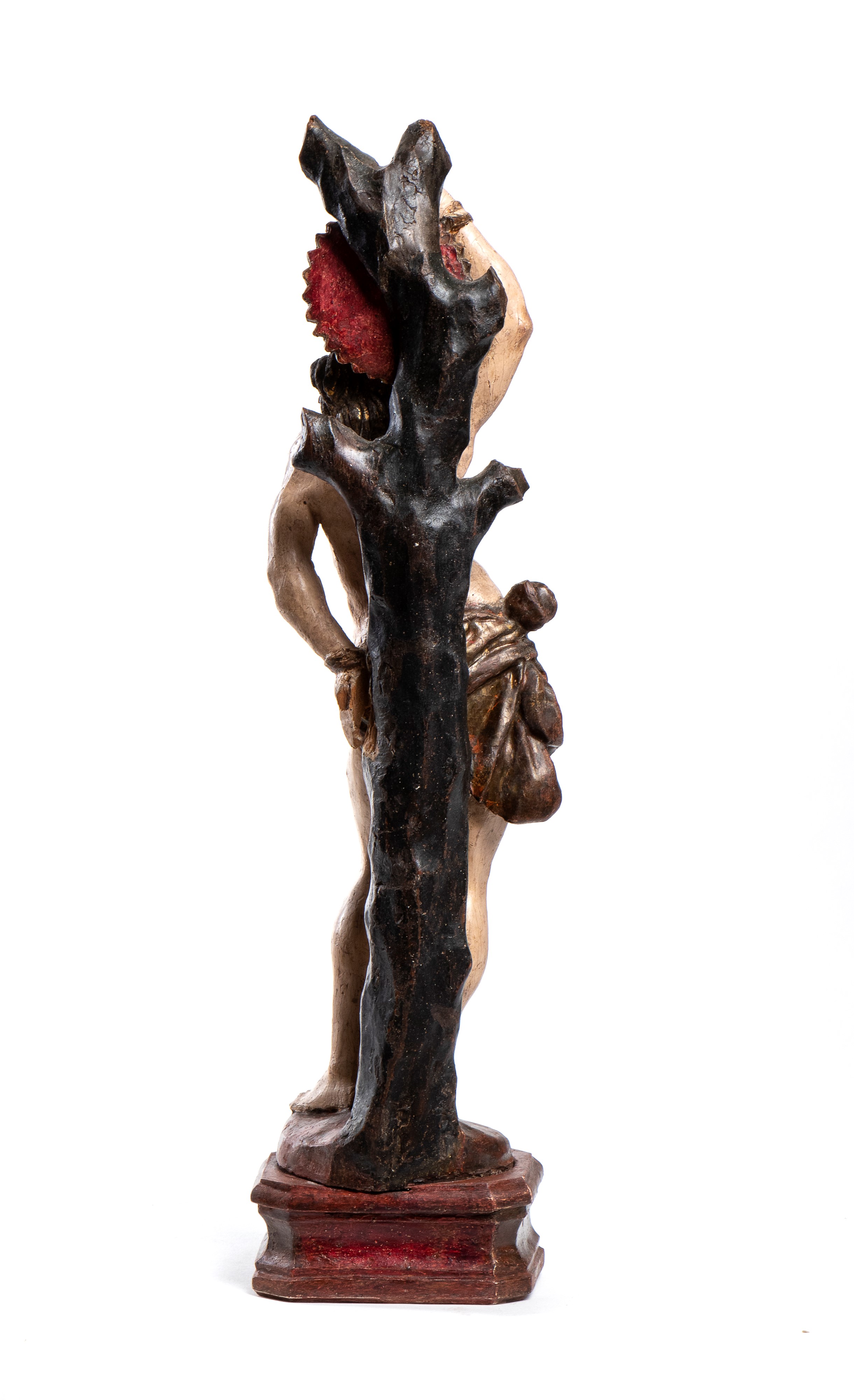 Scultura barocca italiana, San Sebastiano, legno scolpito (XVII secolo)
