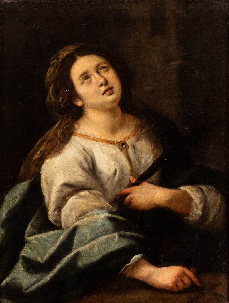 Artista Emiliano, XVII Secolo - Santa Martire in Estasi