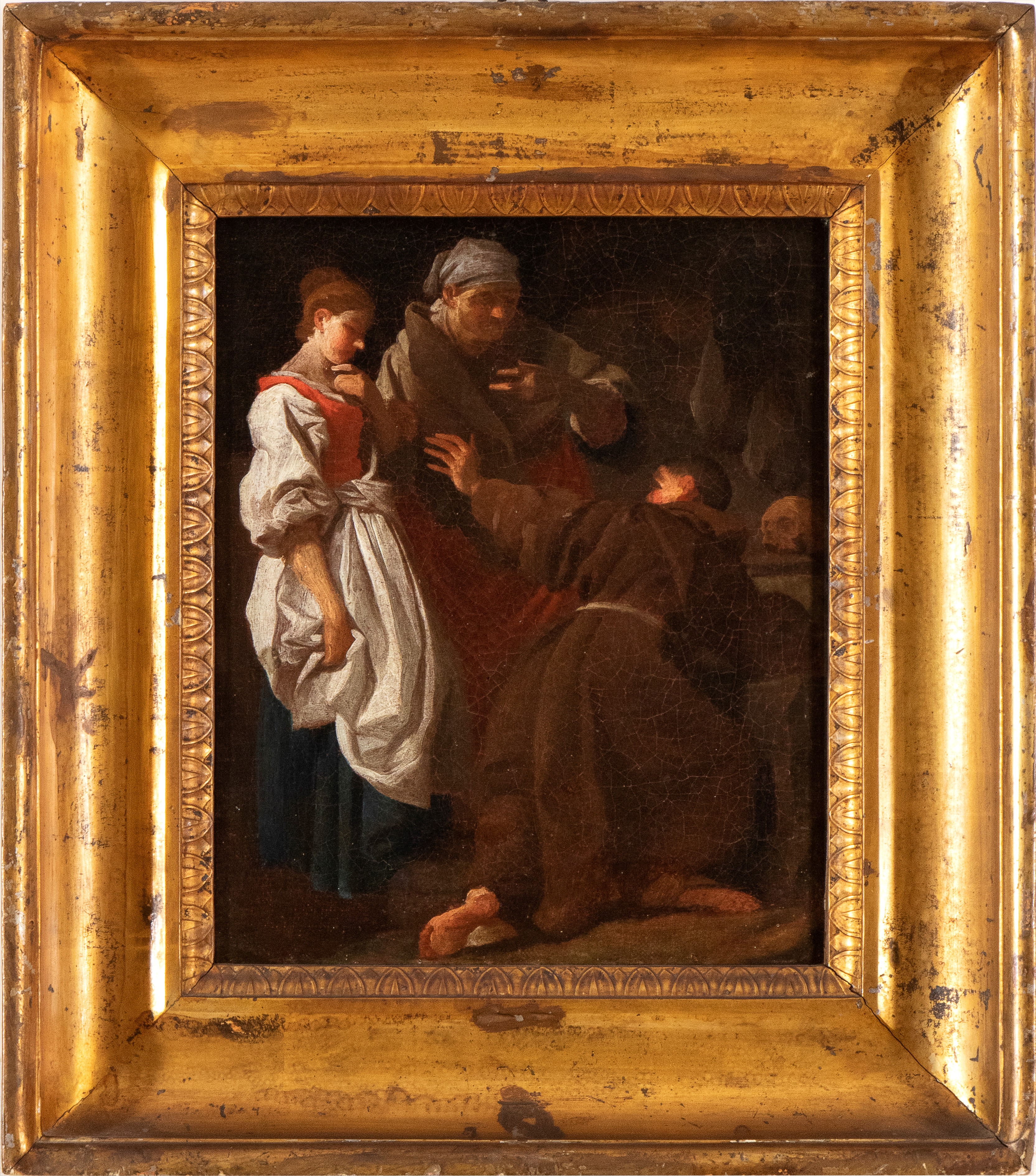 Pierre Subleyras - Fratello Luce Eremita, con la Vedova e Sua Figlia