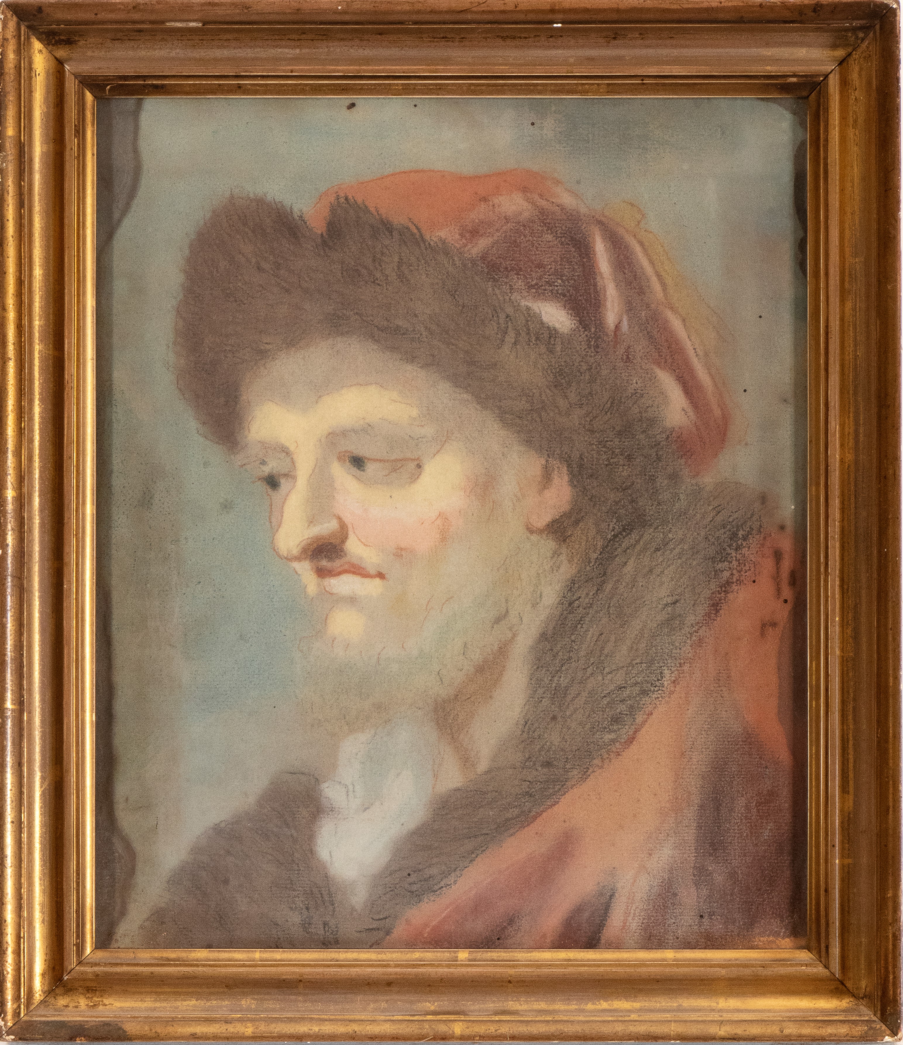 Artista Italiano, XVIII - XIX Secolo - Testa di Vecchio con Turbante
