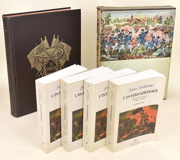 LA COMUNE E LA GUERRA DEL 1870-1871. Insieme con: James Guillaume L'INTERNAZIONALE documenti e ricordi 1864-1878.