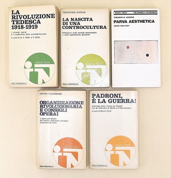 Editrice Feltrinelli Collana I Nuovi Testi. Rivoluzione tedesca, lotta di classe e controcultura - 5 volumi