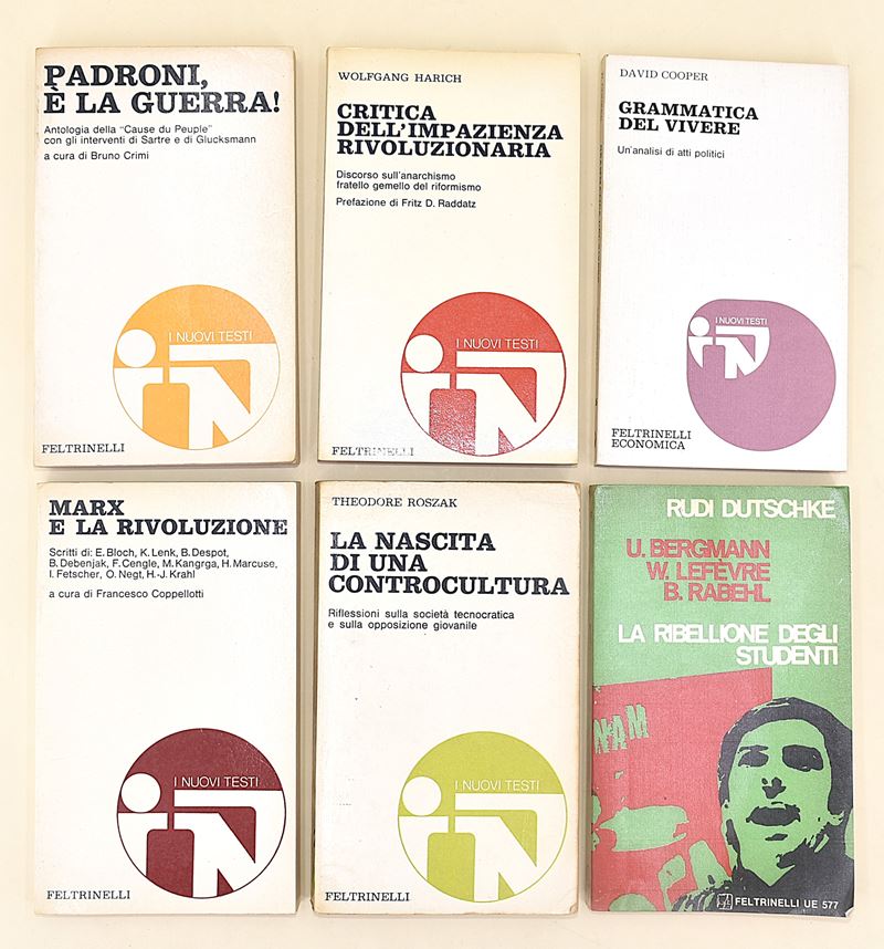 Editrice Feltrinelli Collana i Nuovi Testi. Marx, Rivoluzione, Lotta di Classe e Ribellione - 6 V...